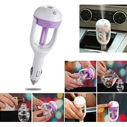 Umidificator pentru masina portabil cu functie aromaterapie alimentare priza 12V 50 ml