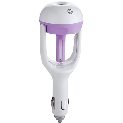 Umidificator pentru masina portabil cu functie aromaterapie alimentare priza 12V 50 ml