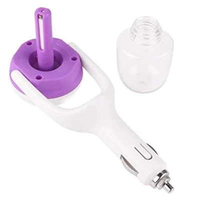 Umidificator pentru masina portabil cu functie aromaterapie alimentare priza 12V 50 ml