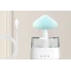 Umidificator stil CIUPERCA din ABS cu telecomanda 450 ml alb