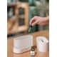Umidificator Ultrasonic Cu Efect Flacara, Silentios, ALB