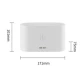 Umidificator Ultrasonic Cu Efect Flacara, Silentios, ALB