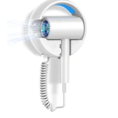 Uscator de par cu montare pe perete cu ioni negativi lumina albastra Andowl Q F002