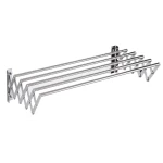 Uscator rufe din aluminiu retractabil cu prindere in perete si 5 bare