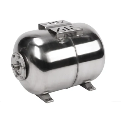 Vas expansiune hidrofor ORIZONTAL 50 litri, INOX 6 bari- membrana inclusa MX892