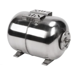 Vas expansiune hidrofor ORIZONTAL 50 litri, INOX 6 bari- membrana inclusa MX892