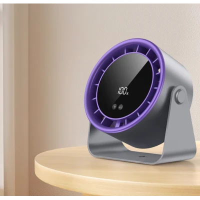 Ventilator 100 de viteze reglabile anulare zgomot incarcare tip C control tactil ecran digital inteligent