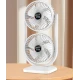Ventilator de birou cu cap dublu silentios puternic reglabil cu 3 viteze