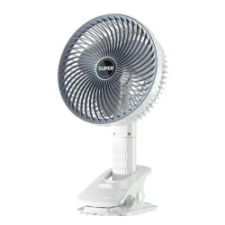 Ventilator de birou portabil cu clips reincarcabil silentios cu 3 viteze