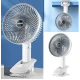 Ventilator de birou portabil cu clips reincarcabil silentios cu 3 viteze