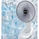 Ventilator de birou portabil cu clips reincarcabil silentios cu 3 viteze