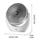 Ventilator de birou silentios multifunctional cu 3 trepte de viteza FAN