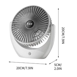 Ventilator de birou silentios multifunctional cu 3 trepte de viteza FAN