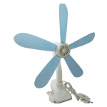 Ventilator de camera cu 5 palete si suport tip cleste