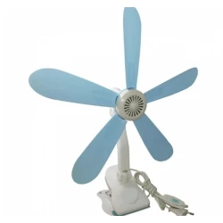 Ventilator de camera cu 5 palete si suport tip cleste