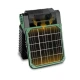 Ventilator de camping cu baterie de 10400Mah solar pentru exterior cu lumina led cu 4 viteze