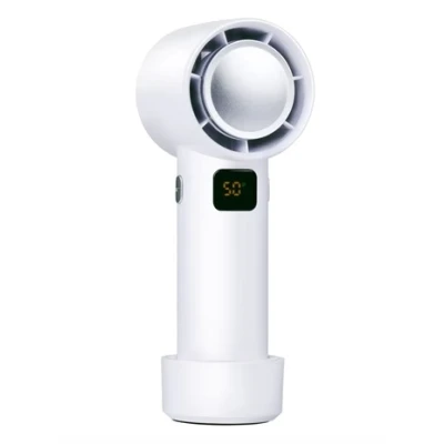 Ventilator de mana portabil cu afisaj digital 5W