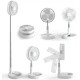 Ventilator de masa fara fir pliabil foarte silentios