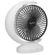 Ventilator mic de birou alimentat prin USB 3 viteze culoare alba