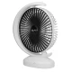 Ventilator mic de birou alimentat prin USB 3 viteze culoare alba