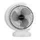 Ventilator mic de birou alimentat prin USB 3 viteze culoare alba