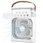 Ventilator portabil 3 1n 1 racorire umidificare si iluminare in 7 culori
