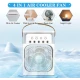 UB Ventilator portabil 3 1n 1 racorire umidificare si iluminare in 7 culori