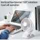Ventilator portabil cu clip rotire 360 cu 3 viteze ultra silentios incarcare rapida Q T74
