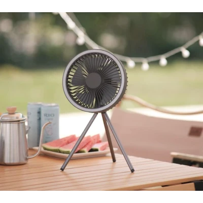 Ventilator portabil cu trepied multifunctional 10000mAh temporizare