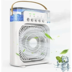 Ventilator portabil cu umidificator incorporat conectare USB cu lumina de noapte