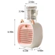 Ventilator portabil de birou cu incarcare USB si umidificare urechi pisica