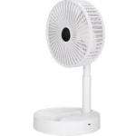 Ventilator portabil de masa cu incarcare prin USB cu 3 Trepte de viteza Alb