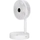 Ventilator portabil de masa cu incarcare prin USB cu 3 Trepte de viteza Alb