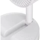 Ventilator portabil de masa cu incarcare prin USB cu 3 Trepte de viteza Alb