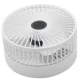 Ventilator portabil de masa cu incarcare prin USB cu 3 Trepte de viteza Alb