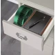 Ventilator portabil de masa cu incarcare prin USB cu 3 Trepte de viteza Alb