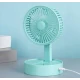 Ventilator portabil de masa cu incarcare prin USB cu 3 Trepte de viteza Alb