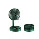 Ventilator portabil de masa cu incarcare prin USB cu 3 Trepte de viteza Verde