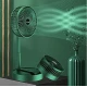 Ventilator portabil de masa cu incarcare prin USB cu 3 Trepte de viteza Verde