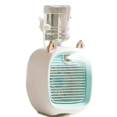 Ventilator portabil reincarcabil cu pulverizator de apa Andowl Q HF2