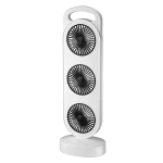 Ventilator puternic de birou reincarcabil cu design Triplu acumulator reincarcabil