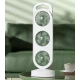 Ventilator puternic de birou reincarcabil cu design Triplu acumulator reincarcabil