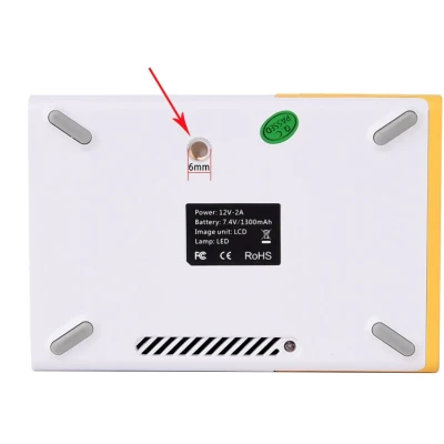 Videoproiector LED Mini Portabil 600 LM 1080P Full HD