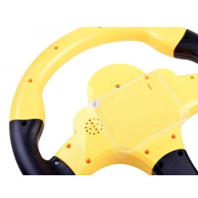 Volan interactiv cu lumini si sunete Learning Simulate Driver galben