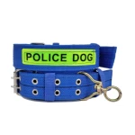 UB Zgarda (curea) pentru caini 70 cm fluorescenta POLICE DOG