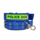 UB Zgarda (curea) pentru caini 70 cm fluorescenta POLICE DOG
