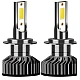 Set 2 becuri LED H7 F2 MINI COB 100W lumina alb-rece 12.000 lumeni Set 2 becuri LED H7 F2 MINI COB 100W lumina alb-rece 12.000 lumeni