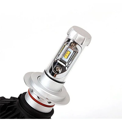Set de 2 Lampi LED auto X3 H7 Premium putere 50W 6000LM temperatura 8000K Set de 2 Lampi LED auto X3 H7 Premium putere 50W 6000LM temperatura 8000K