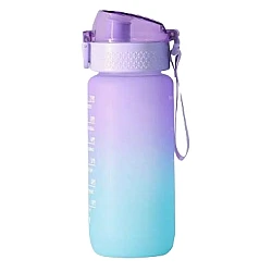 Sticla de apa potabila fitness Colorata 20Oz cu Marcator de timp