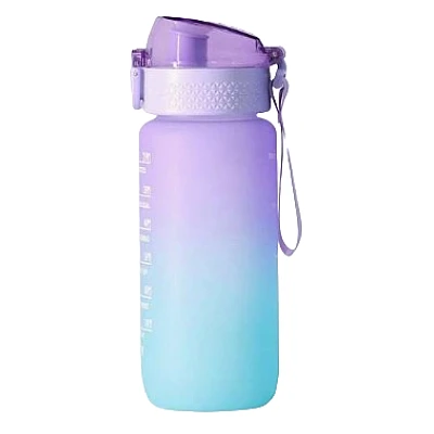 Sticla de apa potabila fitness Colorata 20Oz cu Marcator de timp Sticla de apa potabila fitness Colorata 20Oz cu Marcator de timp